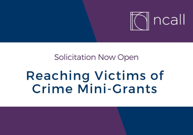 Graphic image for Reaching Victims of Crime Mini-Grants Solicitation